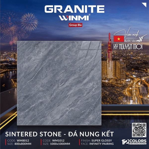 Đá nung kết 80x80mm , 100x100mm - WM8012