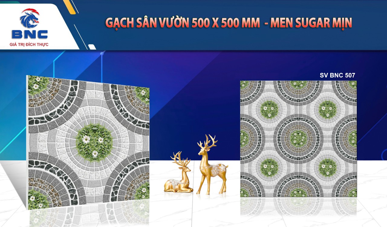 Gạch 50x50mm men sugar mịn , BNC507