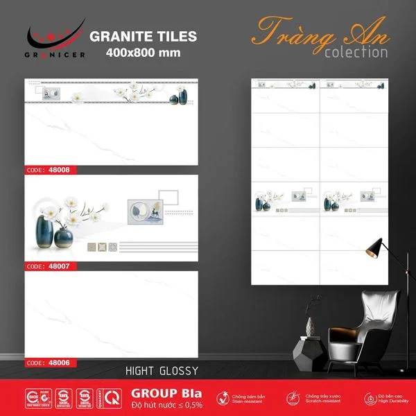 Gạch 40x80mm xương semi , 48008-07-06