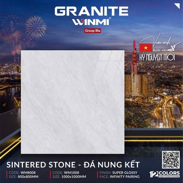 Đá nung kết 80x80mm , 100x100mm - WM8008