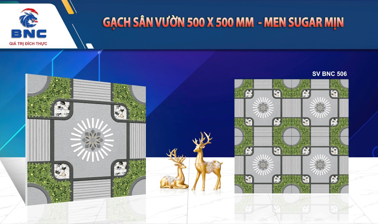 Gạch 50x50mm men sugar mịn , BNC506