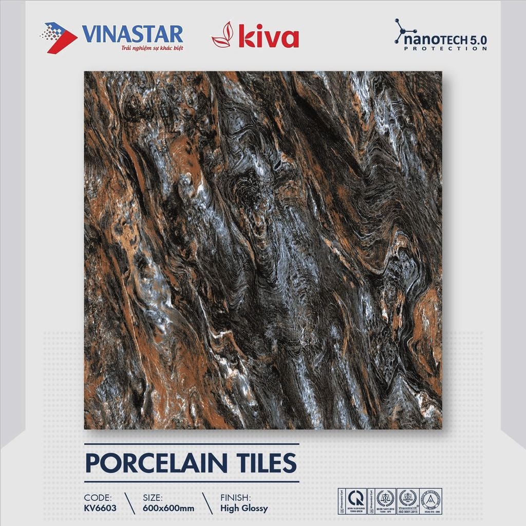 Gạch 60x60mm men kim cương , KV6603