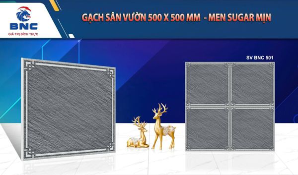 Gạch 50x50mm men sugar mịn , BNC501